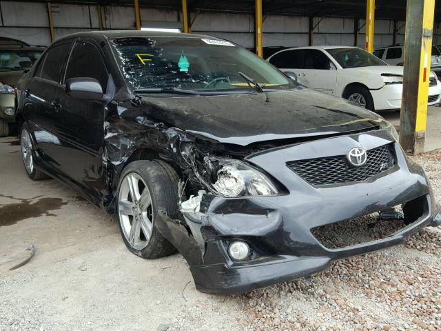 1NXBE40E09Z077627 - 2009 TOYOTA COROLLA XR 黑色 照片 1