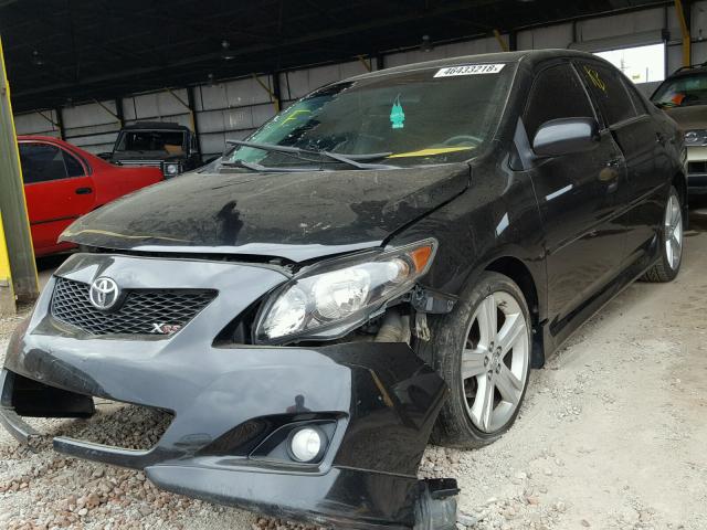 1NXBE40E09Z077627 - 2009 TOYOTA COROLLA XR 黑色 照片 2