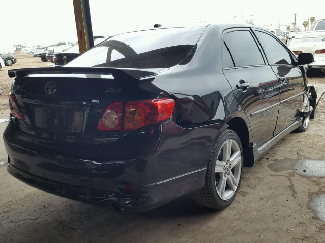 1NXBE40E09Z077627 - 2009 TOYOTA COROLLA XR 黑色 照片 4