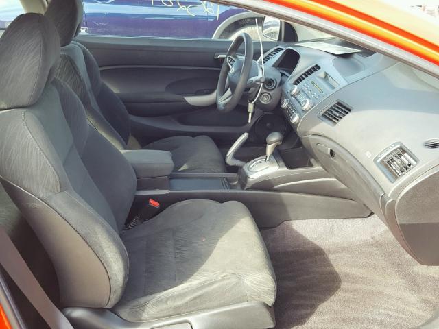 2HGFG12877H583110 - 2007 HONDA CIVIC EX RED photo 5