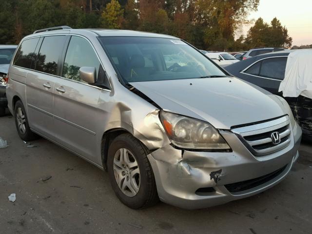 5FNRL387X7B089783 - 2007 HONDA ODYSSEY EX SILVER photo 1