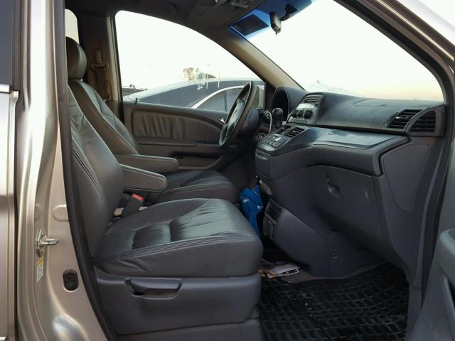 5FNRL387X7B089783 - 2007 HONDA ODYSSEY EX SILVER photo 5