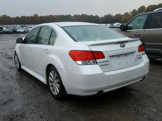 4S3BMDL60A2229949 - 2010 SUBARU LEGACY 3.6 WHITE photo 3