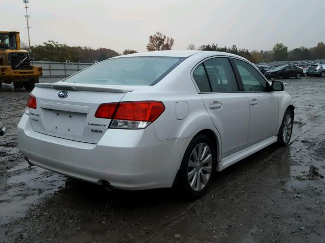 4S3BMDL60A2229949 - 2010 SUBARU LEGACY 3.6 WHITE photo 4