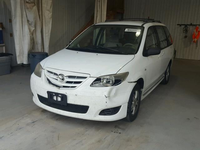 JM3LW28A350532670 - 2005 MAZDA MPV WAGON WHITE photo 2