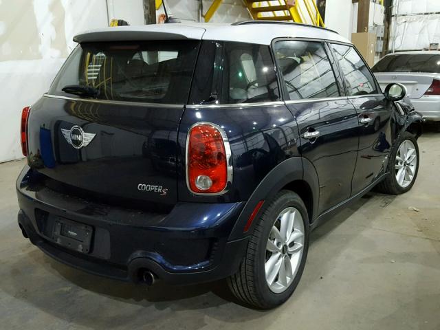 WMWZC5C51DWP31006 - 2013 MINI COOPER S C BLUE photo 4