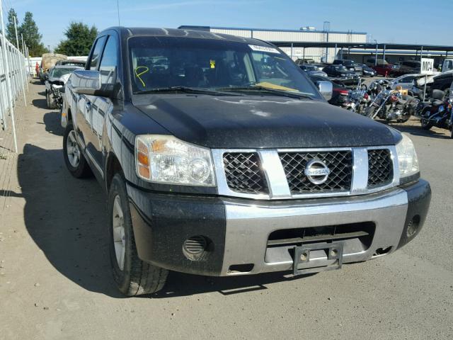 1N6AA07A34N583220 - 2004 NISSAN TITAN XE BLACK photo 1