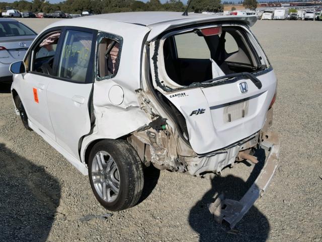 JHMGD38677S061839 - 2007 HONDA FIT S 白色 照片 3