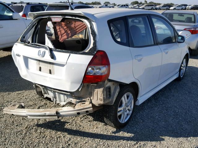 JHMGD38677S061839 - 2007 HONDA FIT S 白色 照片 4