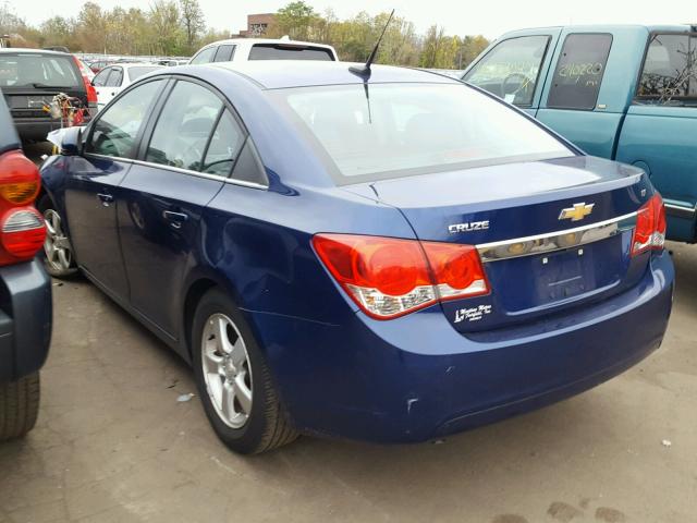 1G1PC5SBXD7259988 - 2013 CHEVROLET CRUZE LT BLUE photo 3