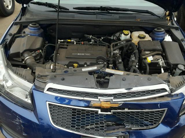 1G1PC5SBXD7259988 - 2013 CHEVROLET CRUZE LT BLUE photo 7