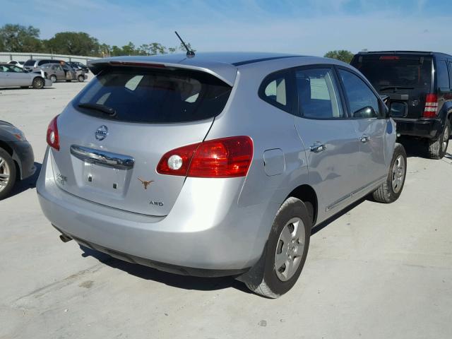 JN8AS5MV6CW361532 - 2012 NISSAN ROGUE S SILVER photo 4