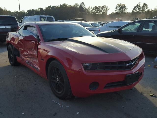 2G1FE1EV7A9193561 - 2010 CHEVROLET CAMARO LS RED photo 1