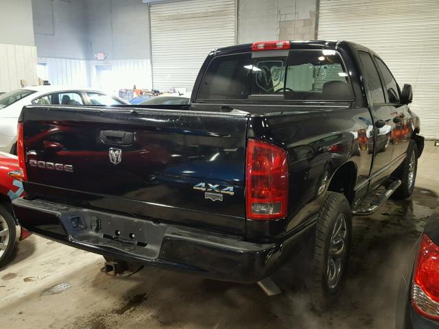 1D7HU18D13S351387 - 2003 DODGE RAM 1500 S BLACK photo 4