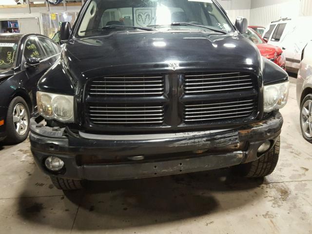 1D7HU18D13S351387 - 2003 DODGE RAM 1500 S BLACK photo 9