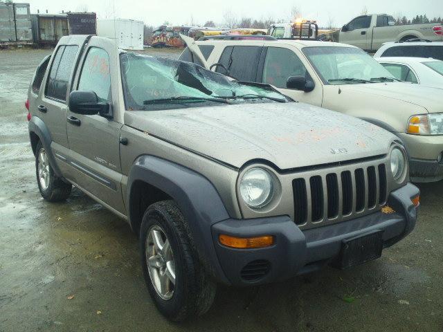 1J4GL48K93W685548 - 2003 JEEP LIBERTY SP BROWN photo 1