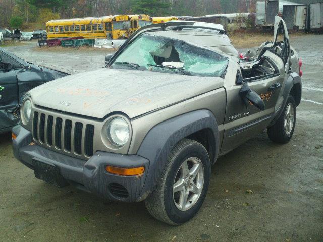 1J4GL48K93W685548 - 2003 JEEP LIBERTY SP BROWN photo 2