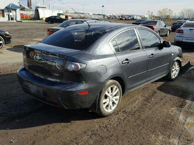 JM1BK32F481877375 - 2008 MAZDA 3 I CHARCOAL photo 4