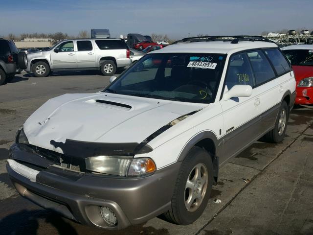 4S3BG6852X7605517 - 1999 SUBARU LEGACY OUT WHITE photo 2