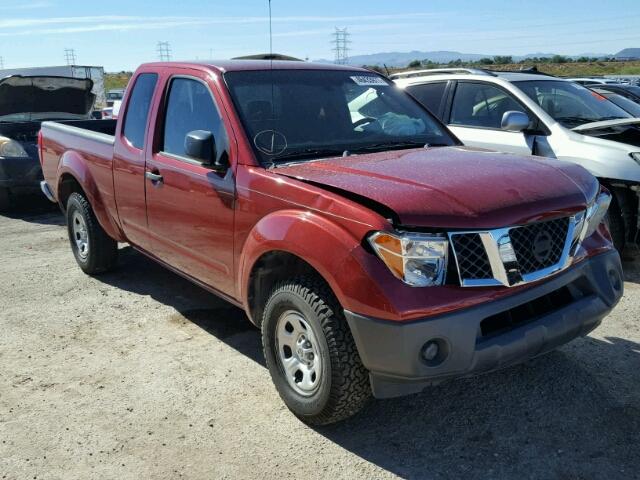 1N6BD06T66C412720 - 2006 NISSAN FRONTIER K RED photo 1