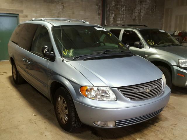 2C8GP64L44R530094 - 2004 CHRYSLER TOWN & COU BLUE photo 1