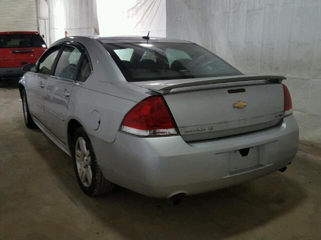 2G1WG5E30D1160064 - 2013 CHEVROLET IMPALA LT SILVER photo 3