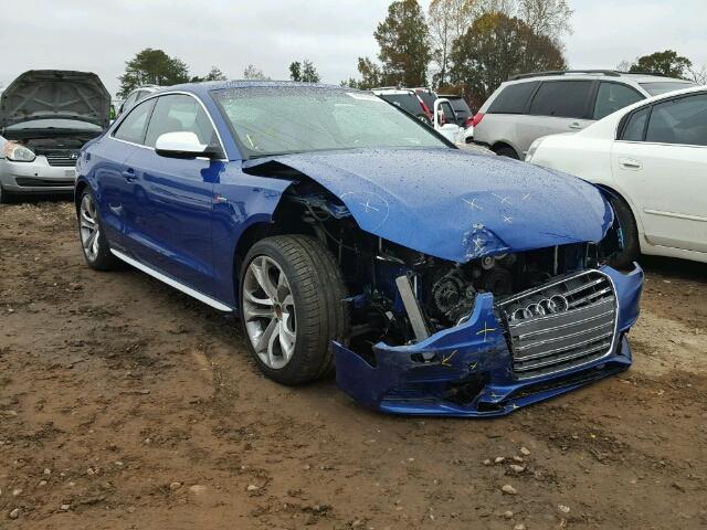 WAUC4AFR2HA000677 - 2017 AUDI S5 BLUE photo 1