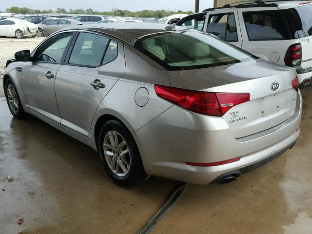 KNAGM4A7XB5131784 - 2011 KIA OPTIMA LX SILVER photo 3