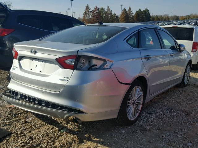 3FA6P0HD3GR214428 - 2016 FORD FUSION SILVER photo 4