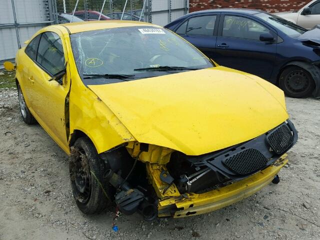 1G2AL18F187111285 - 2008 PONTIAC G5 YELLOW photo 1