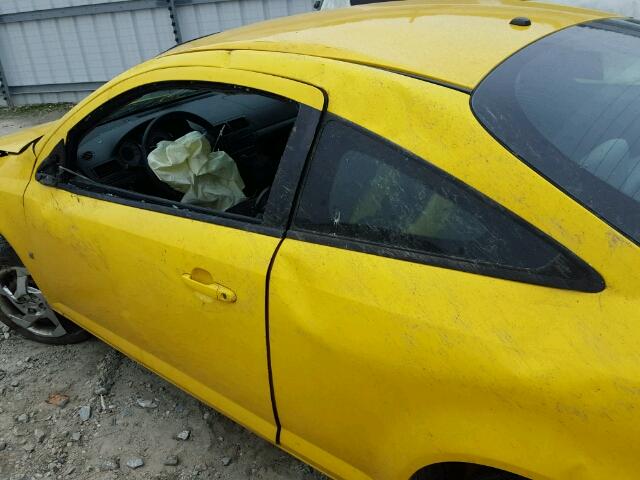 1G2AL18F187111285 - 2008 PONTIAC G5 YELLOW photo 10