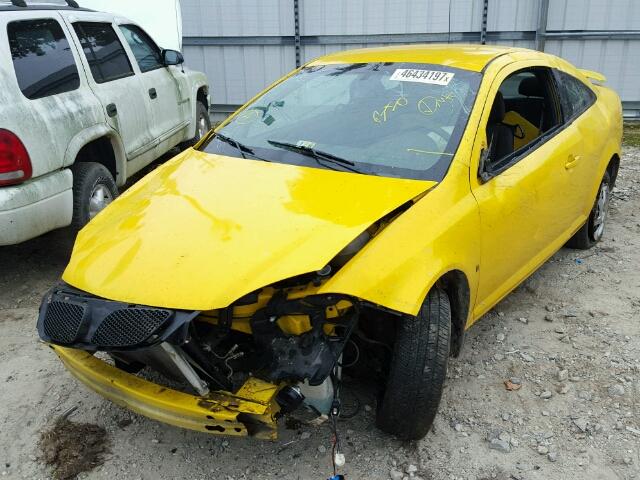 1G2AL18F187111285 - 2008 PONTIAC G5 YELLOW photo 2