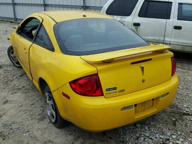 1G2AL18F187111285 - 2008 PONTIAC G5 YELLOW photo 3