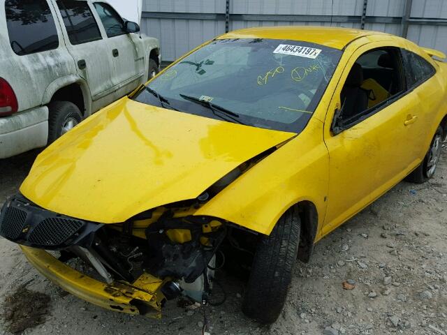 1G2AL18F187111285 - 2008 PONTIAC G5 YELLOW photo 9