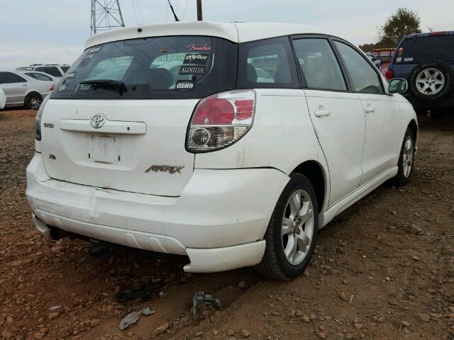 2T1KR32E37C641085 - 2007 TOYOTA COROLLA MA WHITE photo 4