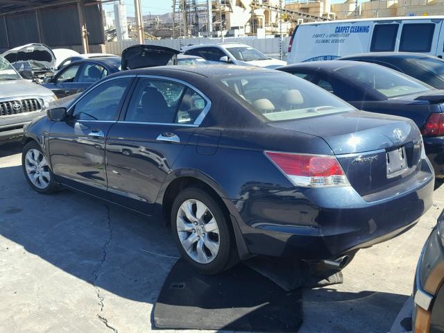 5KBCP3F72AB015621 - 2010 HONDA ACCORD BLUE photo 3