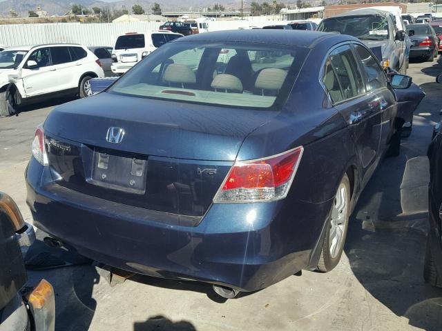 5KBCP3F72AB015621 - 2010 HONDA ACCORD BLUE photo 4