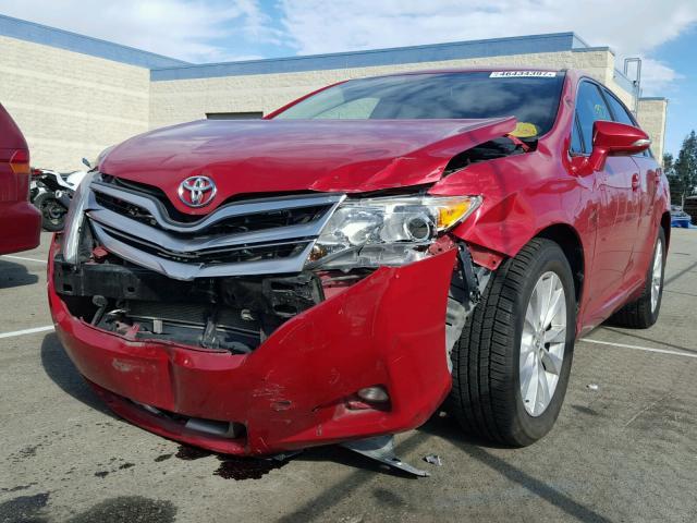 4T3ZA3BB9DU066178 - 2013 TOYOTA VENZA LE RED photo 2