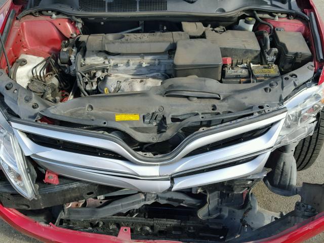 4T3ZA3BB9DU066178 - 2013 TOYOTA VENZA LE RED photo 7