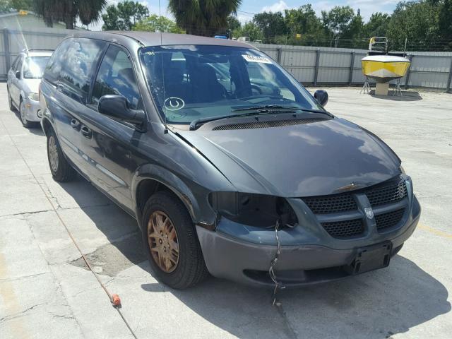 1D4GP25B94B566087 - 2004 DODGE CARAVAN SE GREEN photo 1