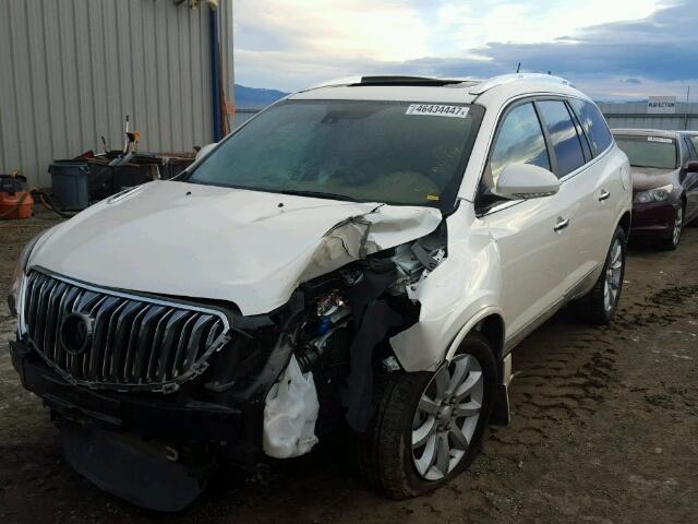 5GAKVCKD9FJ306811 - 2015 BUICK ENCLAVE WHITE photo 2