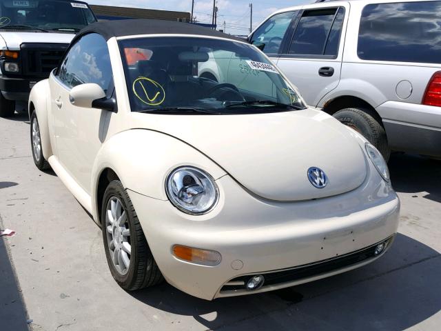 3VWCM31Y35M367628 - 2005 VOLKSWAGEN NEW BEETLE 奶油色 照片 1