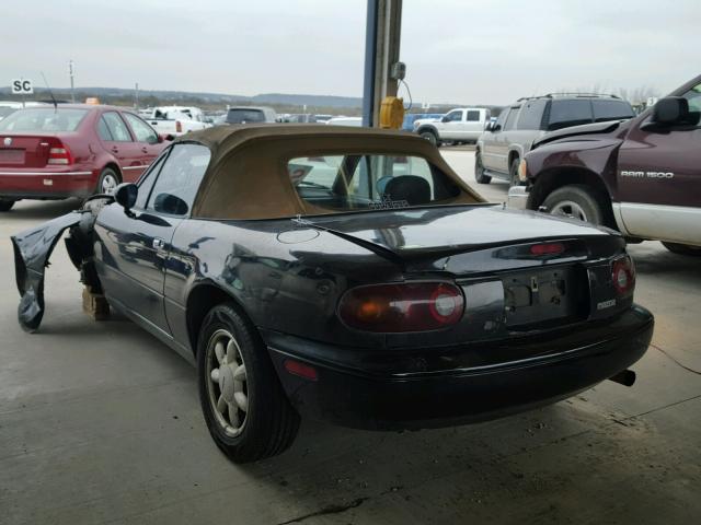 JM1NA3515N0328737 - 1992 MAZDA MX-5 MIATA BLACK photo 3