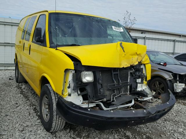 1GCWGFCA8D1115183 - 2013 CHEVROLET EXPRESS G2 YELLOW photo 1