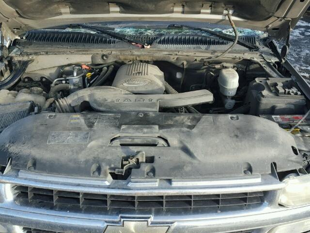 1GNEK13T35J166971 - 2005 CHEVROLET TAHOE K150 SILVER photo 7