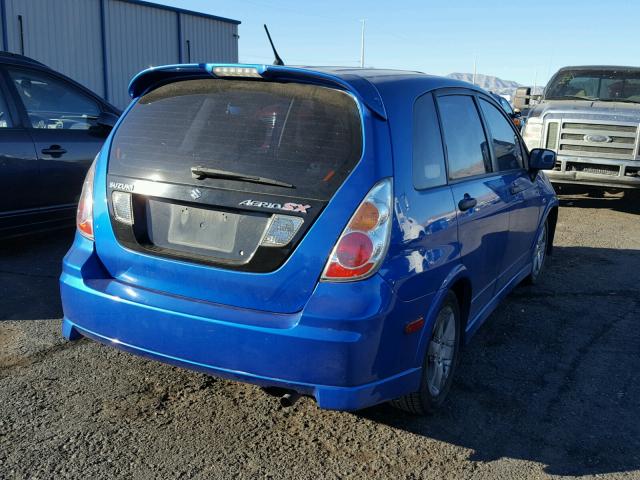 JS2RC62H865353947 - 2006 SUZUKI AERIO BLUE photo 4