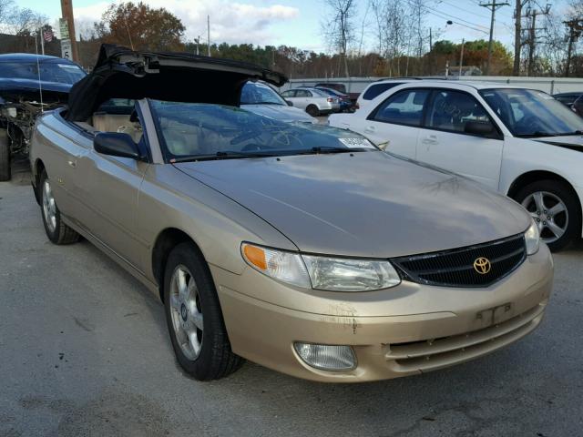 2T1FF28P81C460052 - 2001 TOYOTA CAMRY SOLA GOLD photo 1