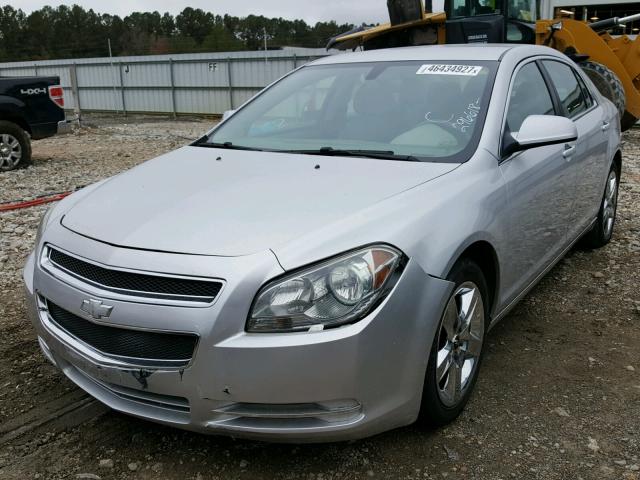 1G1ZC5E02AF296618 - 2010 CHEVROLET MALIBU 1LT SILVER photo 2