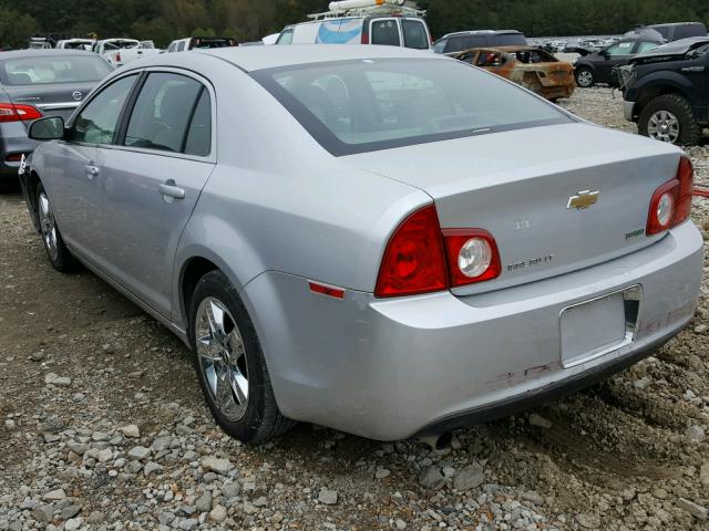 1G1ZC5E02AF296618 - 2010 CHEVROLET MALIBU 1LT SILVER photo 3