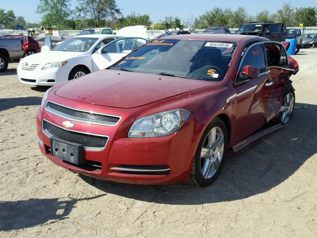 1G1ZC5E08CF260984 - 2012 CHEVROLET MALIBU 1LT MAROON photo 2